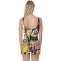 The Simpsons, Cartoon, Crazy, Dope One Piece Boyleg Swimsuit View2