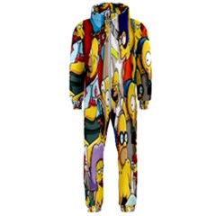 The Simpsons, Cartoon, Crazy, Dope Hooded Jumpsuit (men) by nateshop