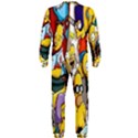 The Simpsons, Cartoon, Crazy, Dope OnePiece Jumpsuit (Men) View2