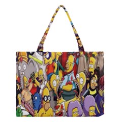 The Simpsons, Cartoon, Crazy, Dope Medium Tote Bag by nateshop