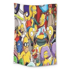 The Simpsons, Cartoon, Crazy, Dope Large Tapestry