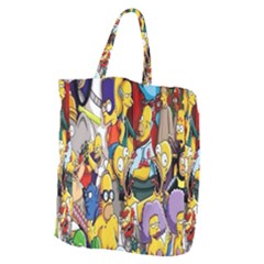 The Simpsons, Cartoon, Crazy, Dope Giant Grocery Tote