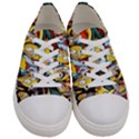 The Simpsons, Cartoon, Crazy, Dope Women s Low Top Canvas Sneakers View1