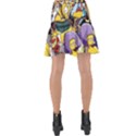 The Simpsons, Cartoon, Crazy, Dope Wrap Front Skirt View2