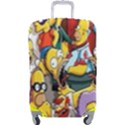 The Simpsons, Cartoon, Crazy, Dope Luggage Cover (Large) View1