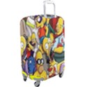 The Simpsons, Cartoon, Crazy, Dope Luggage Cover (Large) View2