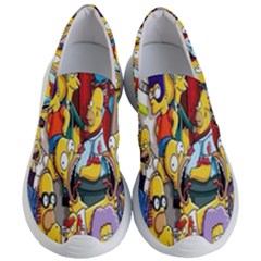 The Simpsons, Cartoon, Crazy, Dope Women s Lightweight Slip Ons by nateshop