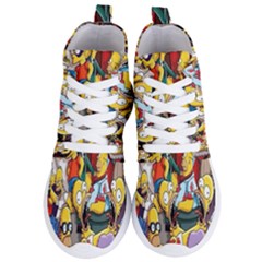 The Simpsons, Cartoon, Crazy, Dope Women s Lightweight High Top Sneakers by nateshop