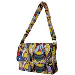 The Simpsons, Cartoon, Crazy, Dope Full Print Messenger Bag (s) by nateshop