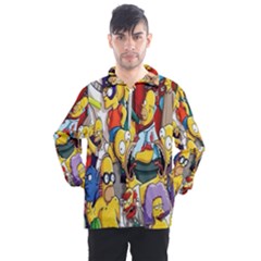 The Simpsons, Cartoon, Crazy, Dope Men s Half Zip Pullover by nateshop