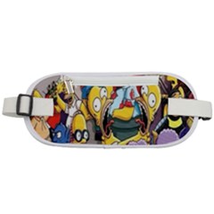 The Simpsons, Cartoon, Crazy, Dope Rounded Waist Pouch by nateshop