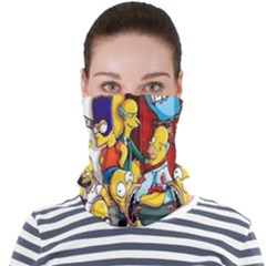 The Simpsons, Cartoon, Crazy, Dope Face Seamless Bandana (adult) by nateshop