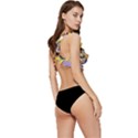 The Simpsons, Cartoon, Crazy, Dope Low Cut Ruffle Edge Bikini Top View3