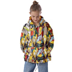 The Simpsons, Cartoon, Crazy, Dope Kids  Oversized Hoodie