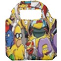 The Simpsons, Cartoon, Crazy, Dope Foldable Grocery Recycle Bag View1