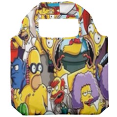 The Simpsons, Cartoon, Crazy, Dope Foldable Grocery Recycle Bag by nateshop