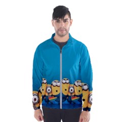 Minions, Blue, Cartoon, Cute, Friends Men s Windbreaker by nateshop