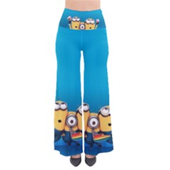 Minions, Blue, Cartoon, Cute, Friends So Vintage Palazzo Pants by nateshop