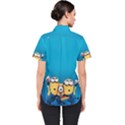 Minions, Blue, Cartoon, Cute, Friends Women s Short Sleeve Shirt View2