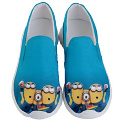 Minions, Blue, Cartoon, Cute, Friends Men s Lightweight Slip Ons by nateshop