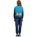 Minions, Blue, Cartoon, Cute, Friends Kid s Button Up Puffer Vest	 View4