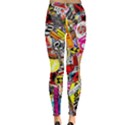 Sticker Bomb, Art, Cartoon, Dope Everyday Leggings  View2