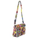 Sticker Bomb, Art, Cartoon, Dope Shoulder Bag with Back Zipper View1