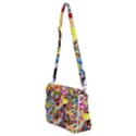 Sticker Bomb, Art, Cartoon, Dope Shoulder Bag with Back Zipper View2