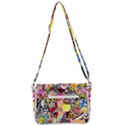 Sticker Bomb, Art, Cartoon, Dope Shoulder Bag with Back Zipper View3