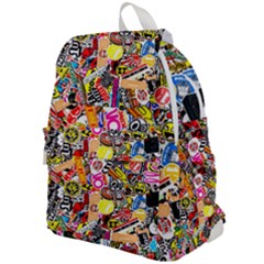 Sticker Bomb, Art, Cartoon, Dope Top Flap Backpack by nateshop