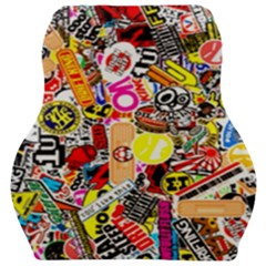 Sticker Bomb, Art, Cartoon, Dope Car Seat Velour Cushion  by nateshop