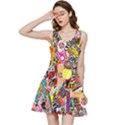 Sticker Bomb, Art, Cartoon, Dope Inside Out Racerback Dress View3