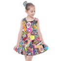 Sticker Bomb, Art, Cartoon, Dope Kids  Summer Dress View1