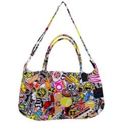 Sticker Bomb, Art, Cartoon, Dope Removable Strap Handbag by nateshop