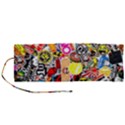 Sticker Bomb, Art, Cartoon, Dope Roll Up Canvas Pencil Holder (M) View1