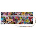 Sticker Bomb, Art, Cartoon, Dope Roll Up Canvas Pencil Holder (M) View2