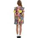 Sticker Bomb, Art, Cartoon, Dope Kids  Frilly Sleeves Pocket Dress View4