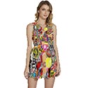 Sticker Bomb, Art, Cartoon, Dope Sleeveless High Waist Mini Dress View1