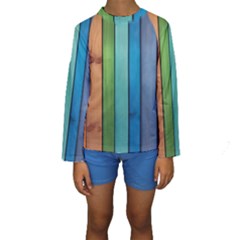 Rainbow Kids  Long Sleeve Swimwear by zappwaits