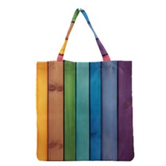 Rainbow Grocery Tote Bag by zappwaits