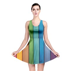 Rainbow Reversible Skater Dress by zappwaits