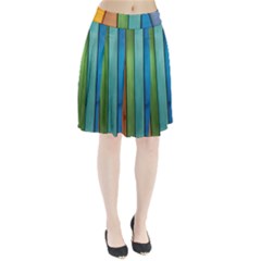 Rainbow Pleated Skirt by zappwaits