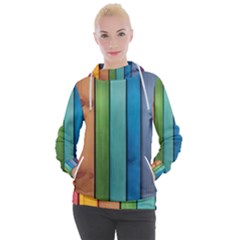 Rainbow Women s Hooded Pullover