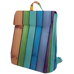 Rainbow Flap Top Backpack by zappwaits