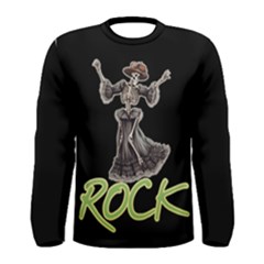 Rock Skeleton Design  Men s Long Sleeve T-shirt