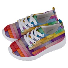 Rainbow Wood Kids  Lightweight Sports Shoes by zappwaits