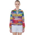 Rainbow Wood Women s Tie Up Sweat View1