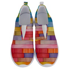 Rainbow Wood No Lace Lightweight Shoes by zappwaits