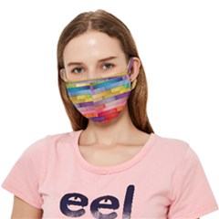 Rainbow Wood Crease Cloth Face Mask (adult) by zappwaits