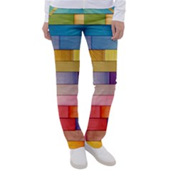 Rainbow Wood Women s Casual Pants